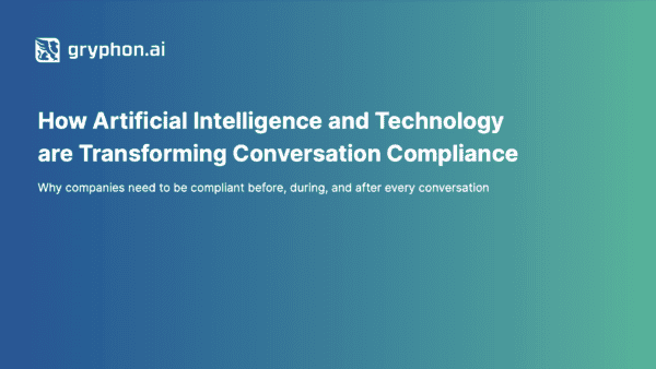 How AI and Technology are Transforming Conversation Compliance